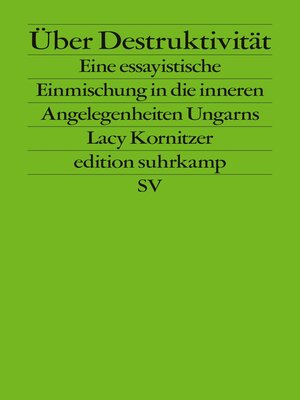 cover image of Über Destruktivität